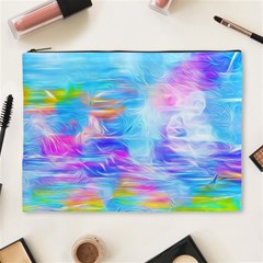 Background Drips Fluid Colorful Cosmetic Bag (xl) by Wegoenart