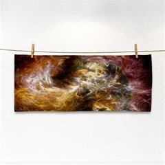 Fractal Background Color Colorful Hand Towel by Wegoenart