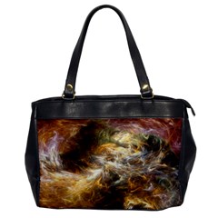 Fractal Background Color Colorful Oversize Office Handbag by Wegoenart