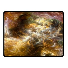 Fractal Background Color Colorful Double Sided Fleece Blanket (small)  by Wegoenart