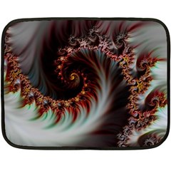 Digital Fractal Fractals Fantasy Fleece Blanket (mini) by Wegoenart