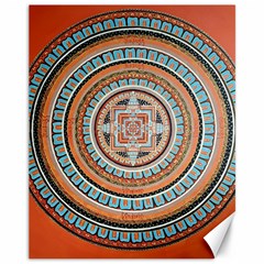 Mandala Art Painting Acrylic Canvas 11  X 14  by Wegoenart