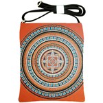 Mandala Art Painting Acrylic Shoulder Sling Bag Front