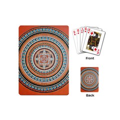 Mandala Art Painting Acrylic Playing Cards (mini) by Wegoenart