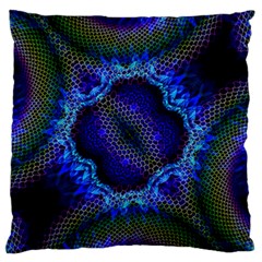 Kaleidoscope Art Pattern Ornament Standard Flano Cushion Case (two Sides) by Wegoenart