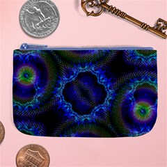 Kaleidoscope Art Pattern Ornament Large Coin Purse by Wegoenart