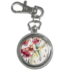 Plant Nature Flowers Foliage Key Chain Watches by Wegoenart