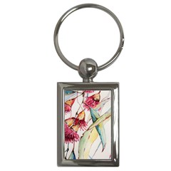 Plant Nature Flowers Foliage Key Chains (rectangle)  by Wegoenart