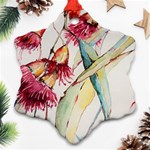 Plant Nature Flowers Foliage Ornament (Snowflake) Front