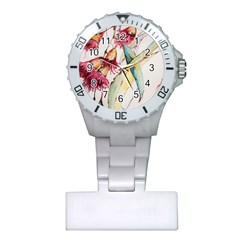 Plant Nature Flowers Foliage Plastic Nurses Watch by Wegoenart