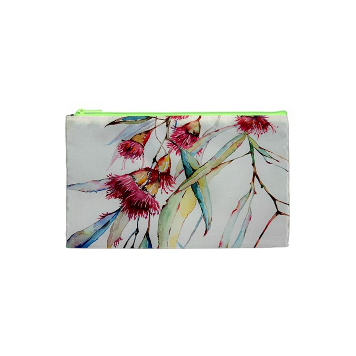 Plant Nature Flowers Foliage Cosmetic Bag (XS)