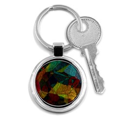 Background Color Template Abstract Key Chains (round)  by Wegoenart