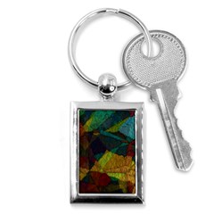 Background Color Template Abstract Key Chains (rectangle)  by Wegoenart