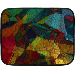 Background Color Template Abstract Fleece Blanket (mini) by Wegoenart