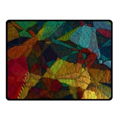 Background Color Template Abstract Double Sided Fleece Blanket (small)  by Wegoenart