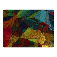 Background Color Template Abstract Double Sided Flano Blanket (mini)  by Wegoenart