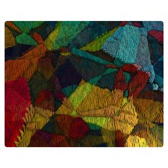 Background Color Template Abstract Double Sided Flano Blanket (medium)  by Wegoenart