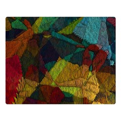 Background Color Template Abstract Double Sided Flano Blanket (large)  by Wegoenart