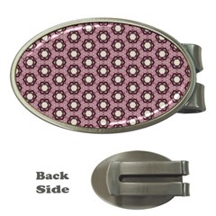 Background Pattern Structure Money Clips (Oval) 