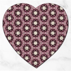 Background Pattern Structure Jigsaw Puzzle (Heart)