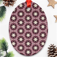 Background Pattern Structure Oval Ornament (Two Sides)