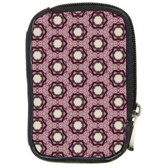 Background Pattern Structure Compact Camera Leather Case