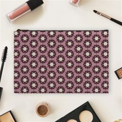 Background Pattern Structure Cosmetic Bag (Large)