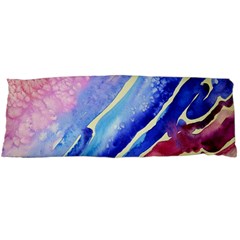 Painting Abstract Blue Pink Spots Body Pillow Case (dakimakura) by Wegoenart