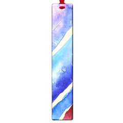 Painting Abstract Blue Pink Spots Large Book Marks by Wegoenart