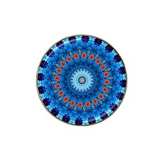 Rose Kaleidoscope Art Pattern Hat Clip Ball Marker (4 Pack) by Wegoenart