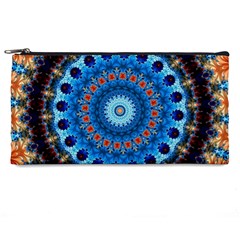 Rose Kaleidoscope Art Pattern Pencil Cases by Wegoenart