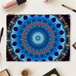 Rose Kaleidoscope Art Pattern Cosmetic Bag (XL) Front