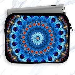 Rose Kaleidoscope Art Pattern Apple Ipad 2/3/4 Zipper Cases by Wegoenart