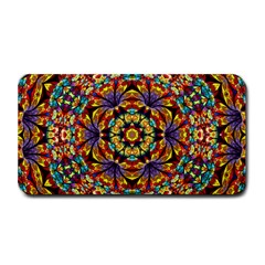 Flowers Kaleidoscope Art Pattern Medium Bar Mats by Wegoenart