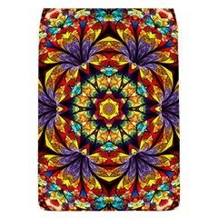 Flowers Kaleidoscope Art Pattern Removable Flap Cover (l) by Wegoenart