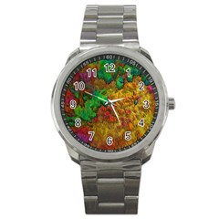 Background Color Template Abstrac Sport Metal Watch by Wegoenart