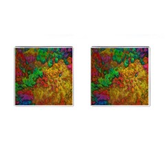 Background Color Template Abstrac Cufflinks (square) by Wegoenart