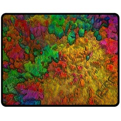 Background Color Template Abstrac Double Sided Fleece Blanket (medium)  by Wegoenart