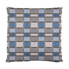 Abstract Seamless Fabric Blue Standard Cushion Case (two Sides)