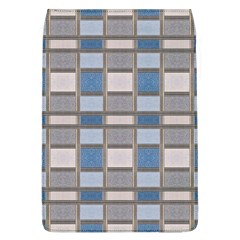 Abstract Seamless Fabric Blue Removable Flap Cover (l) by Wegoenart