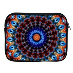 Rose Kaleidoscope Art Ornament Apple Ipad 2/3/4 Zipper Cases by Wegoenart