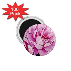 Art Painting Flowers Peonies Pink 1 75  Magnets (100 Pack)  by Wegoenart