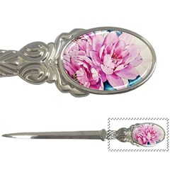 Art Painting Flowers Peonies Pink Letter Opener by Wegoenart