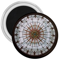 Dome Glass Architecture Glass Dome 3  Magnets by Wegoenart