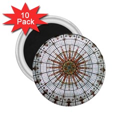 Dome Glass Architecture Glass Dome 2 25  Magnets (10 Pack)  by Wegoenart