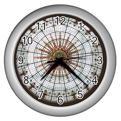 Dome Glass Architecture Glass Dome Wall Clock (silver) by Wegoenart