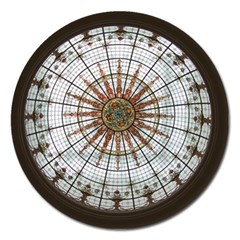 Dome Glass Architecture Glass Dome Magnet 5  (round) by Wegoenart