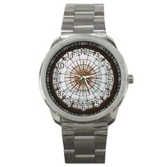 Dome Glass Architecture Glass Dome Sport Metal Watch by Wegoenart