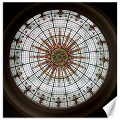 Dome Glass Architecture Glass Dome Canvas 20  X 20  by Wegoenart