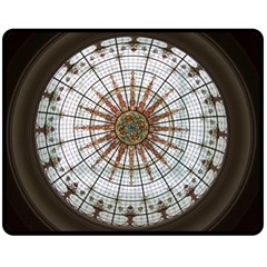 Dome Glass Architecture Glass Dome Fleece Blanket (medium)  by Wegoenart